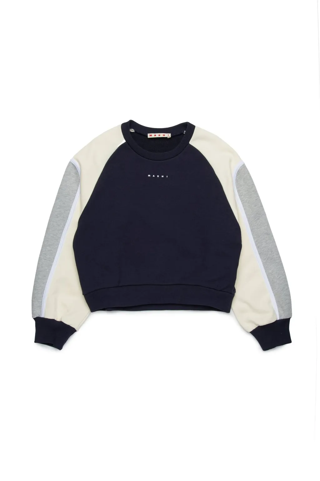Marni Kids Colorblock Crewneck Sweatshirt