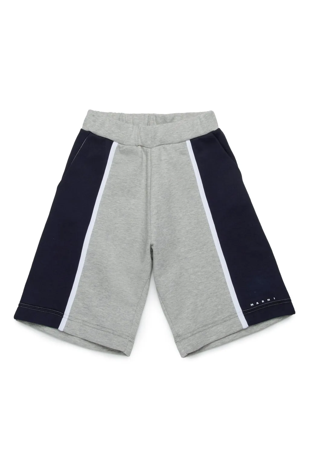 Marni Kids Two-Tone Fleece Shorts