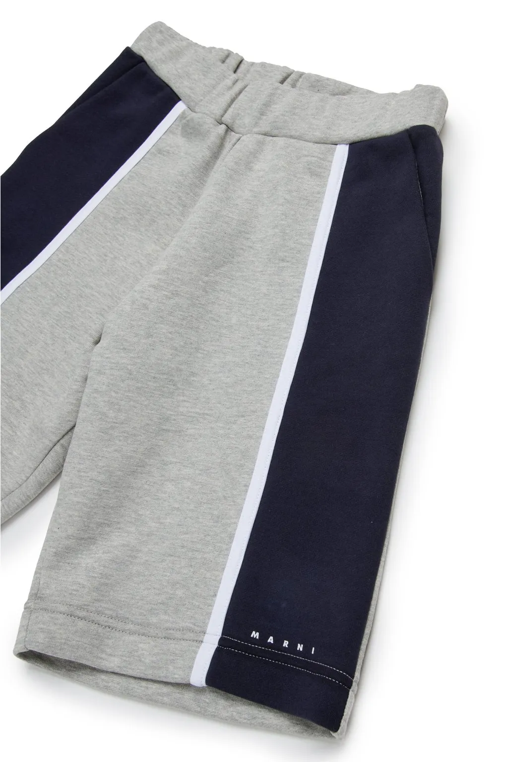 Marni Kids Two-Tone Fleece Shorts