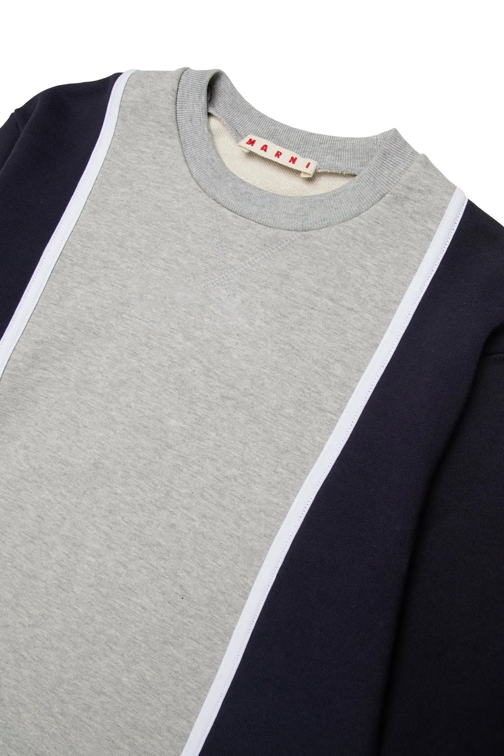 Marni Kids Two-Tone Crewneck Sweatshirt