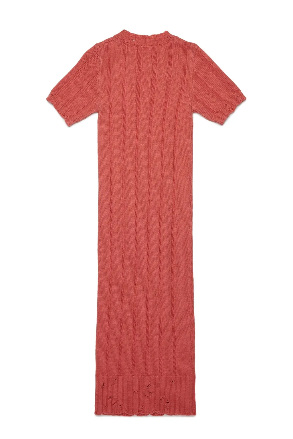 Marni Kids Rib-Knit Distressed Dress