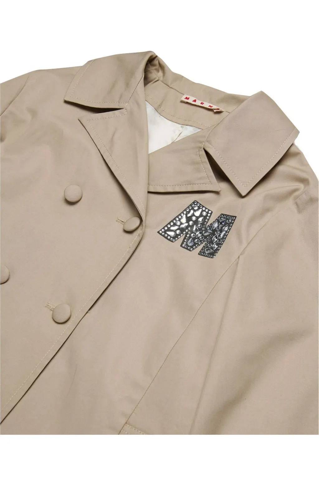 Marni Kids Double-Breasted Trench Coat