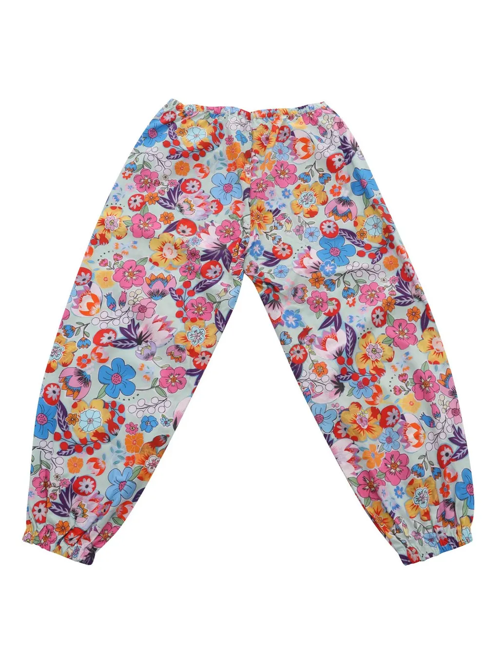 Marni Kids Floral-Printed Tapered-Leg Trousers