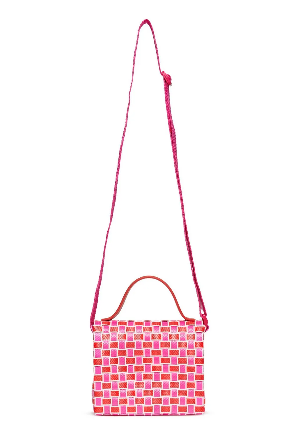Marni Kids Joy Macro Foldover Top Shoulder Bag