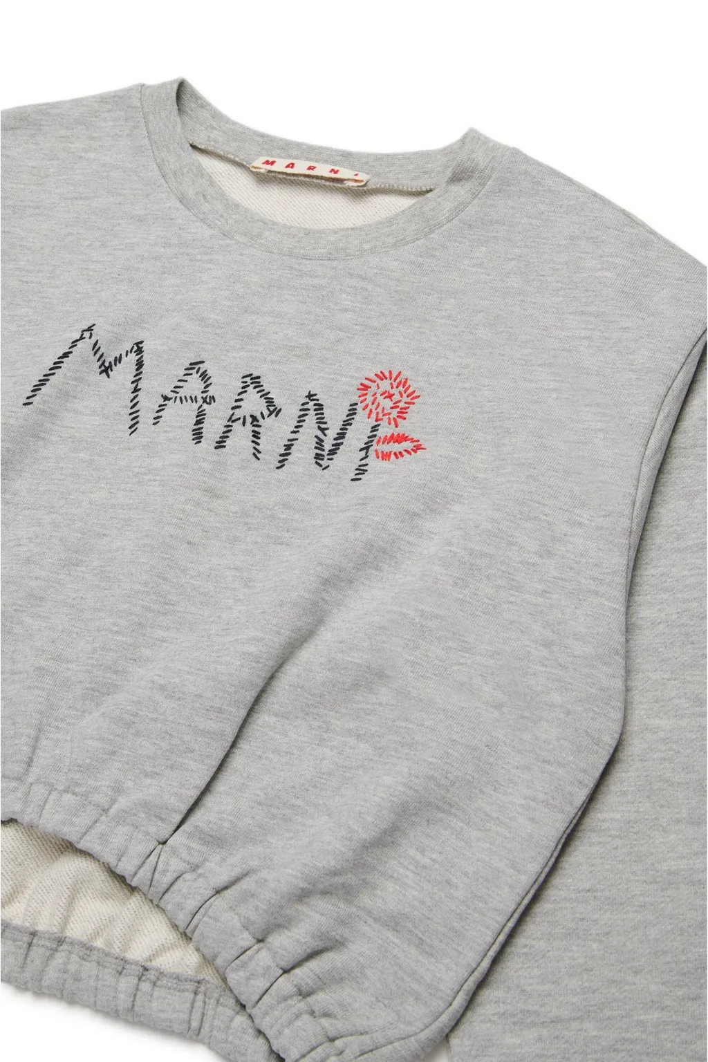 Marni Kids Logo Embroidered Crewneck Sweatshirt