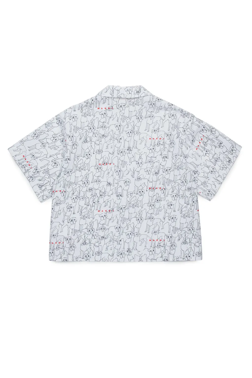 Marni Kids Allover Printed Short-Sleeved Shirt