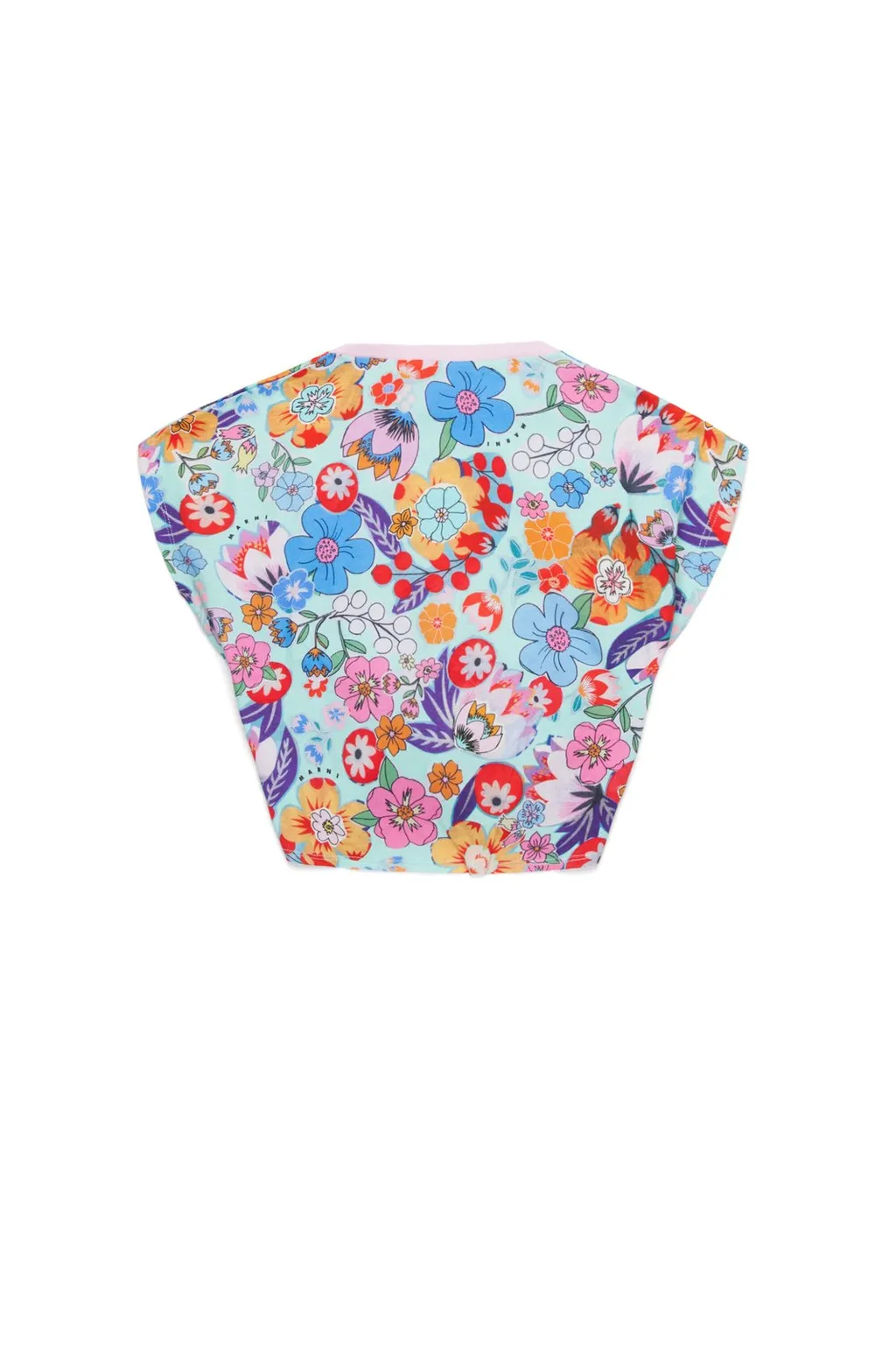 Marni Kids Allover Floral Printed Sleeveless T-Shirt
