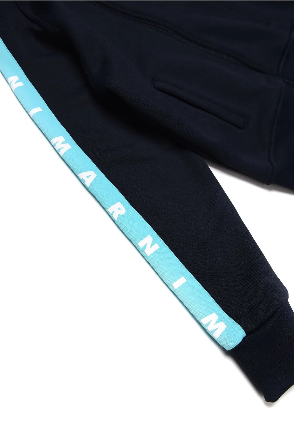 Marni Kids Logo-Tape Zipped Sweatshirt