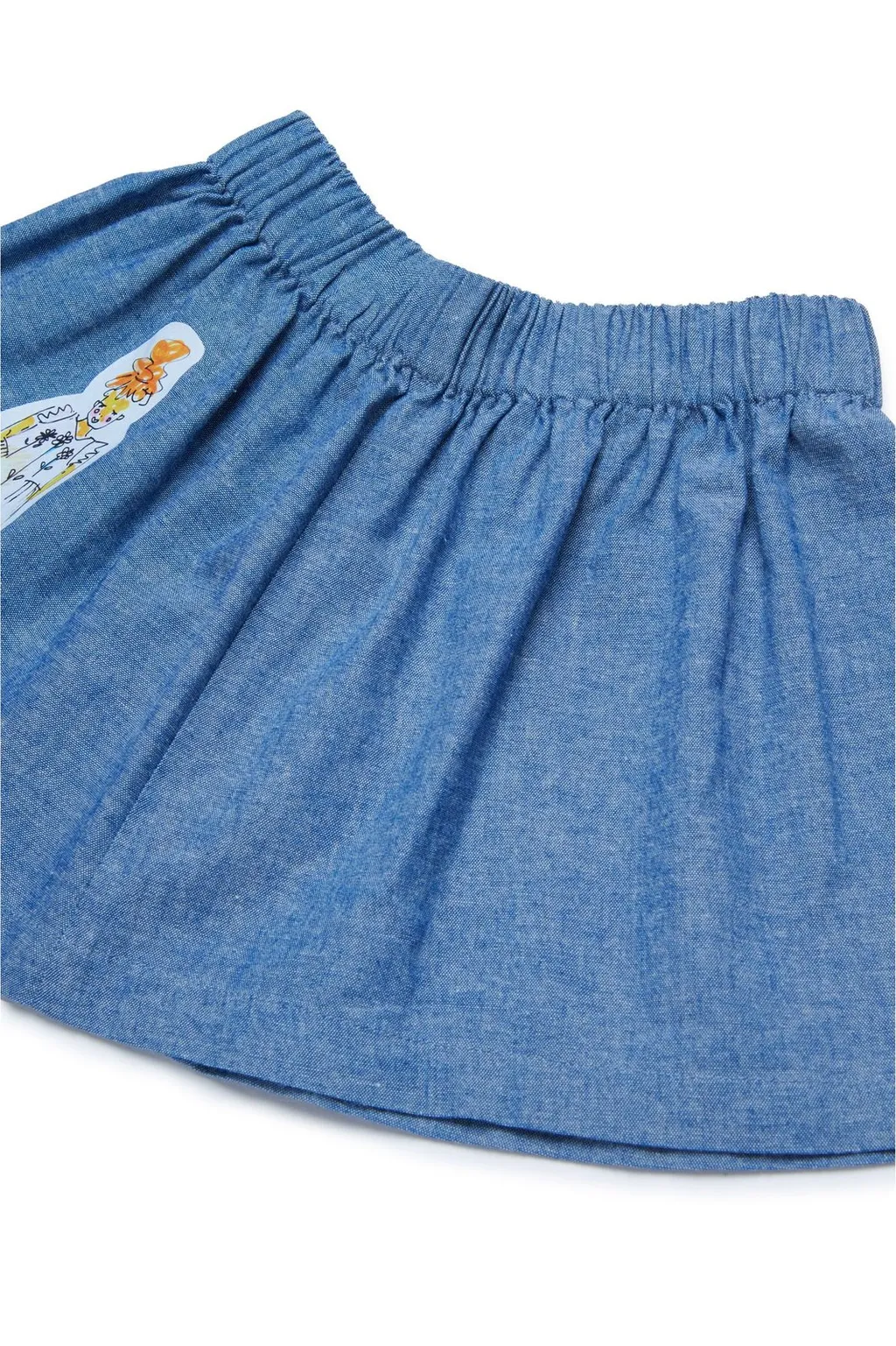 Marni Kids Elastic Waist Mini Skirt