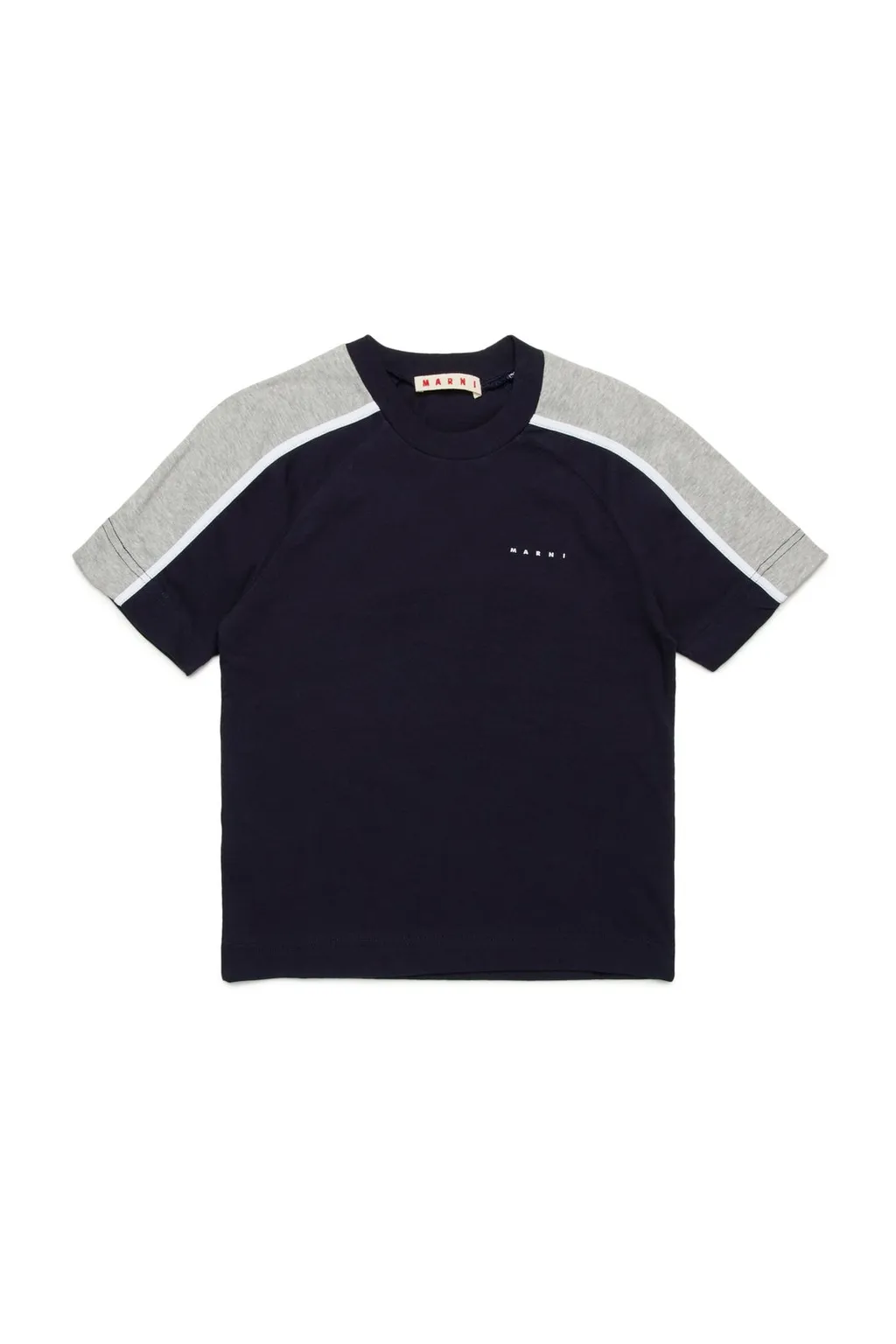 Marni Kids Colorblock Crewneck T-Shirt