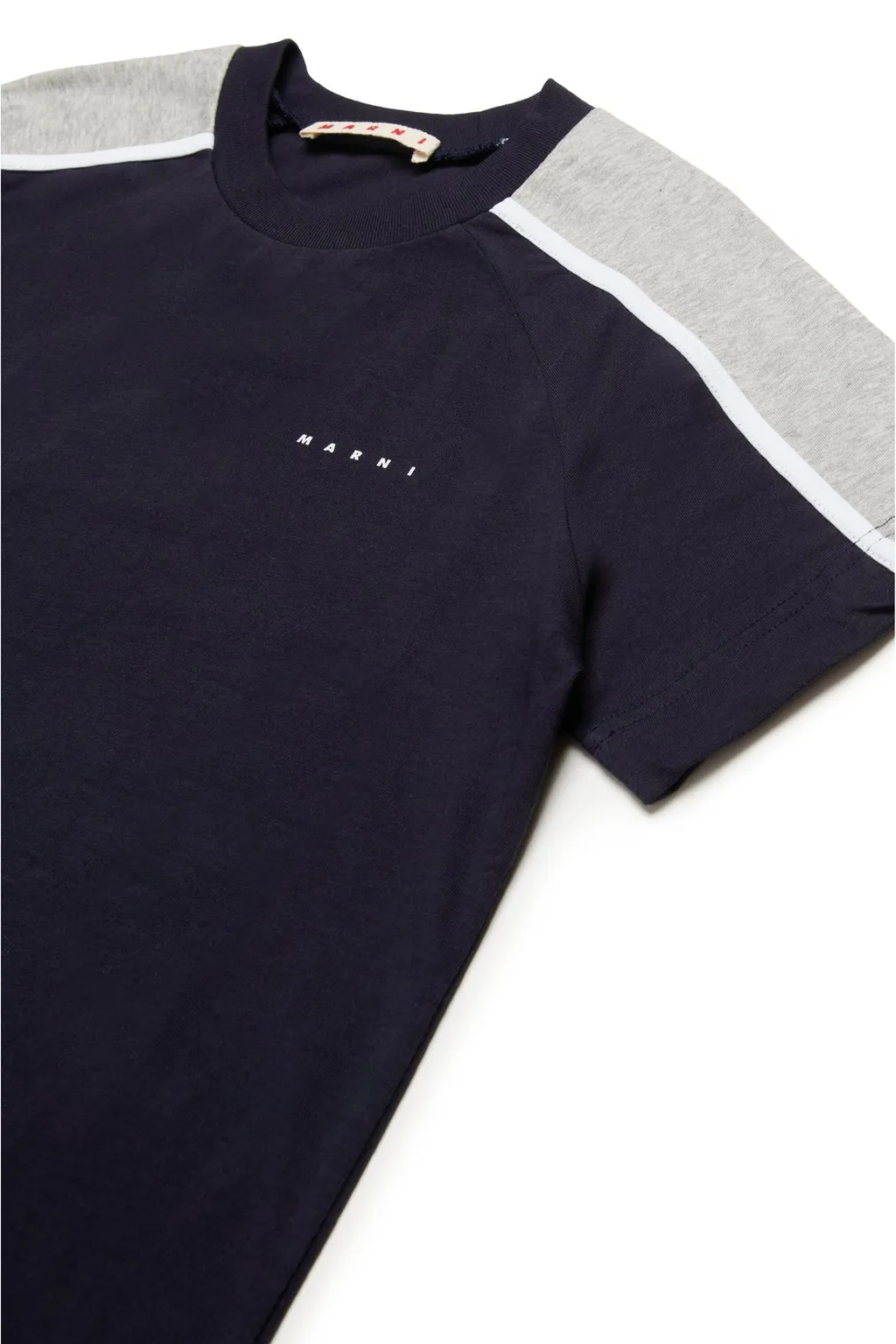 Marni Kids Colorblock Crewneck T-Shirt