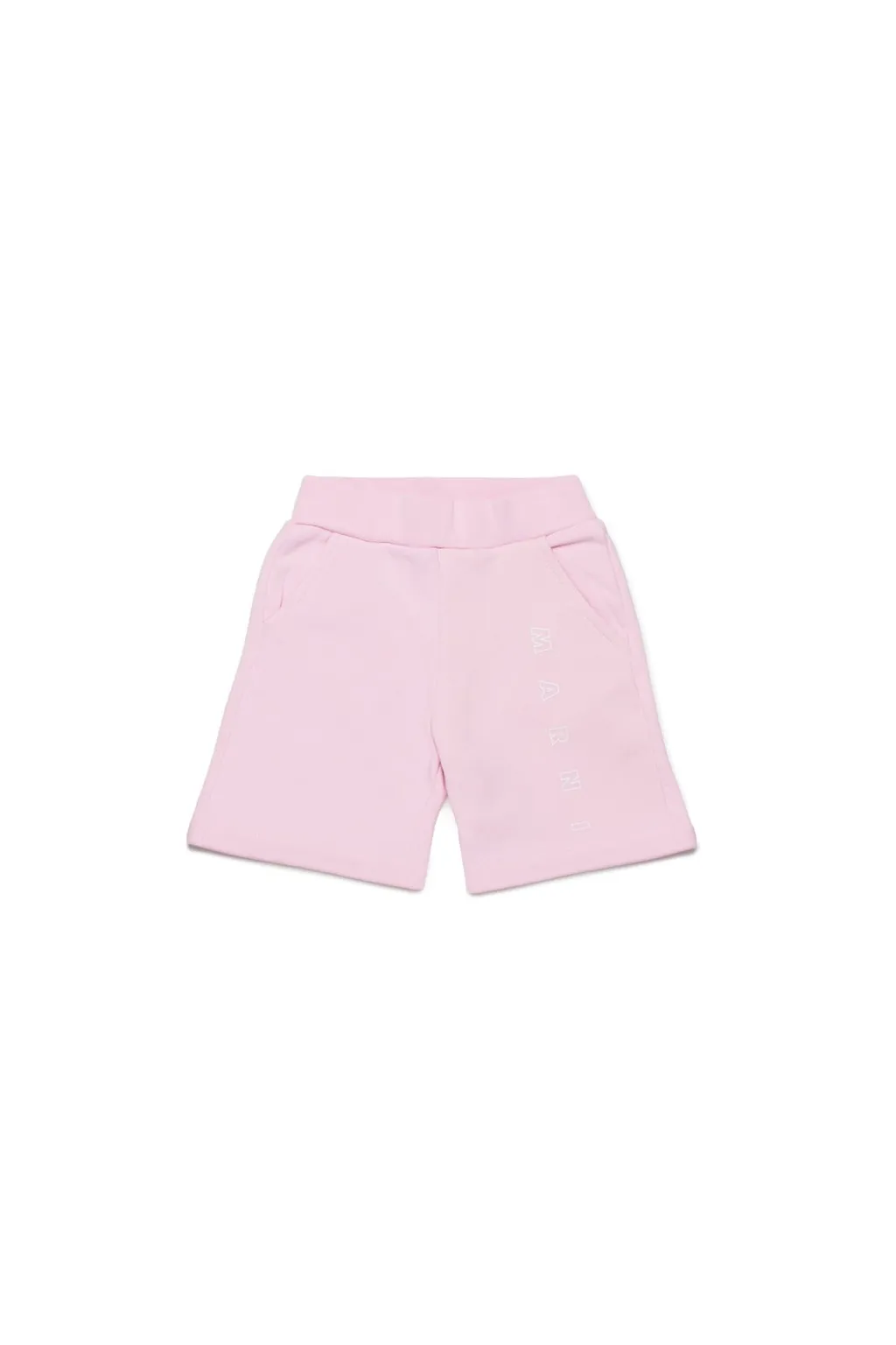 Marni Kids Logo Printed Fleece Shorts
