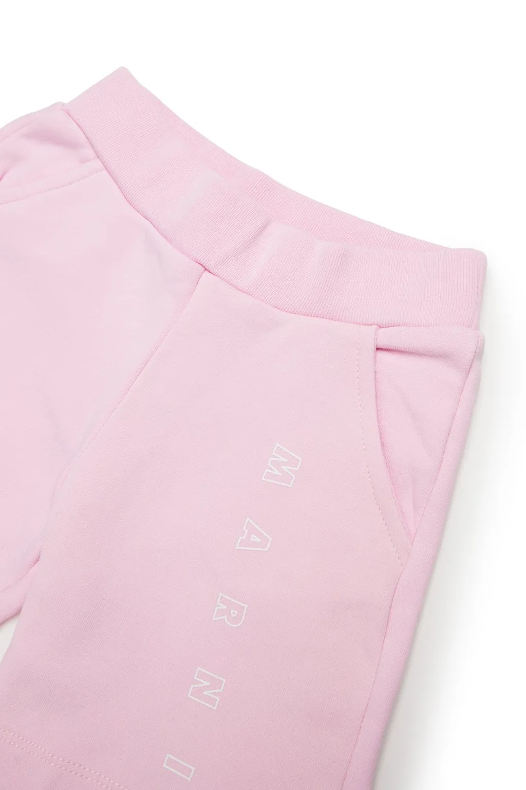 Marni Kids Logo Printed Fleece Shorts