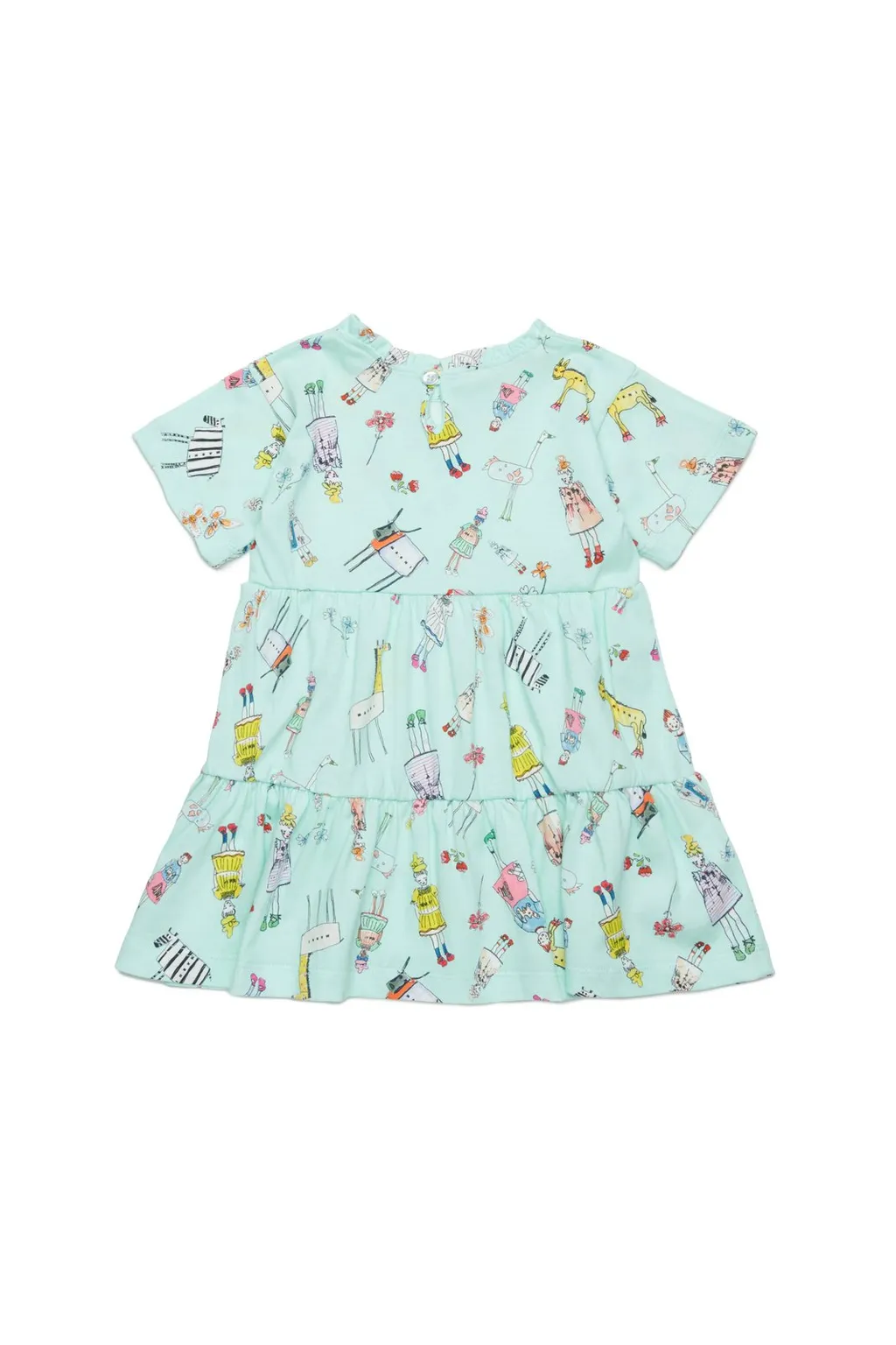 Marni Kids Rainbow Day Allover Print Dress
