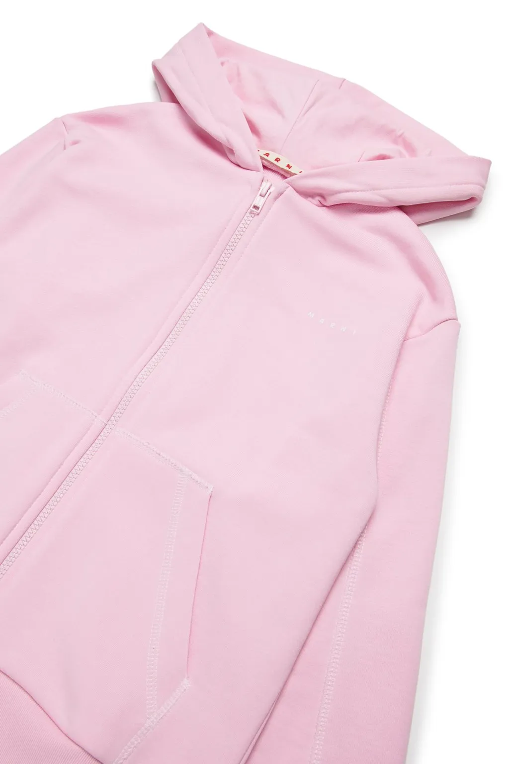 Marni Kids Logo Printed Zipped Hoodie