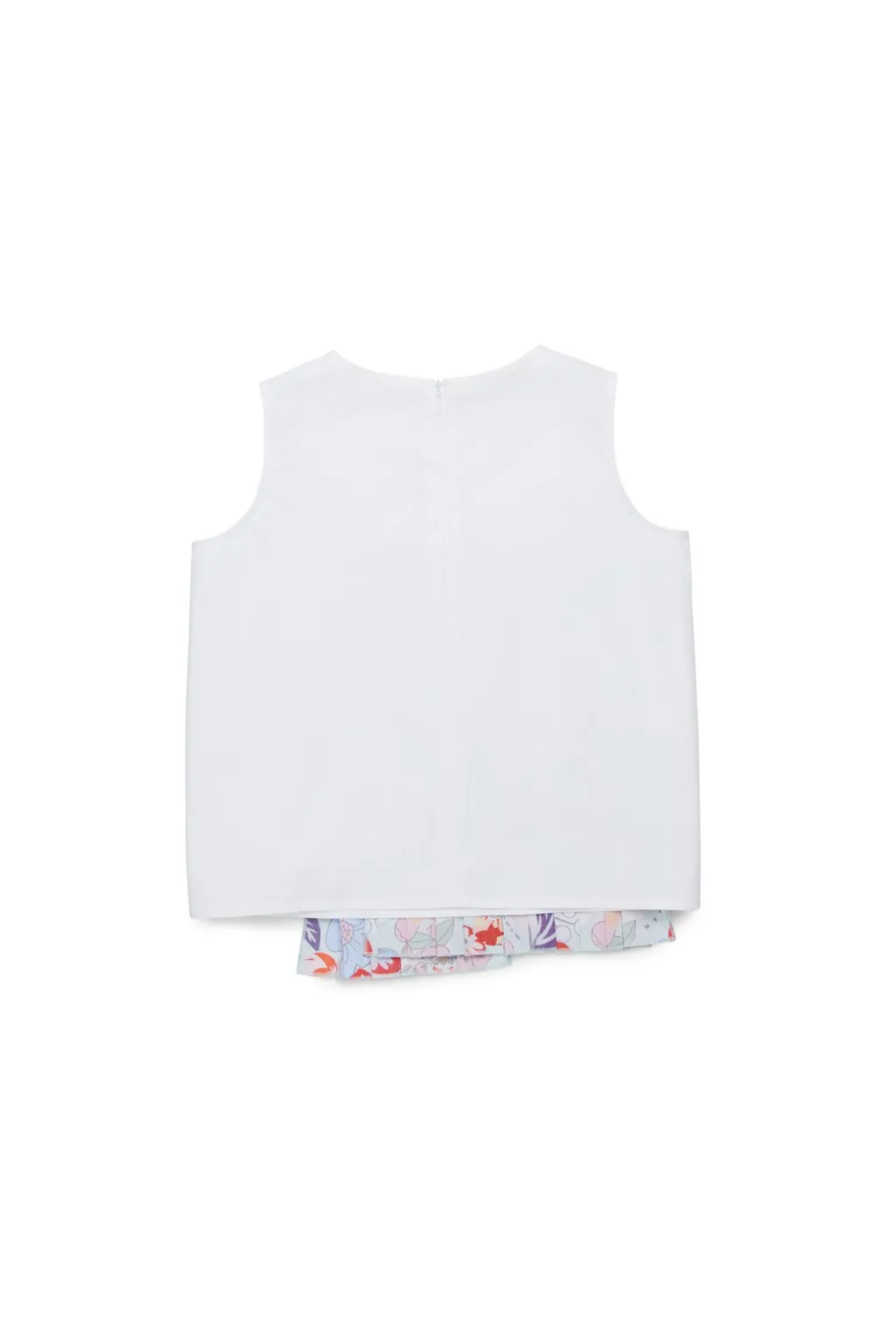 Marni Kids Floral Printed Sleeveless Top