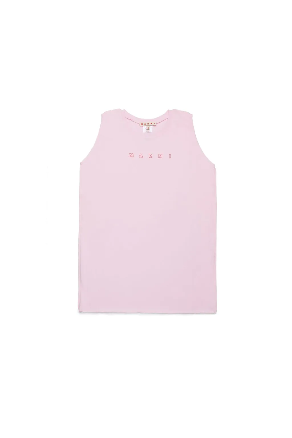 Marni Kids Logo Printed Sleeveless Dress