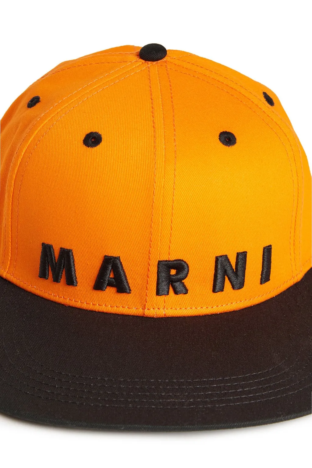 Marni Kids Logo Embroidered Baseball Cap