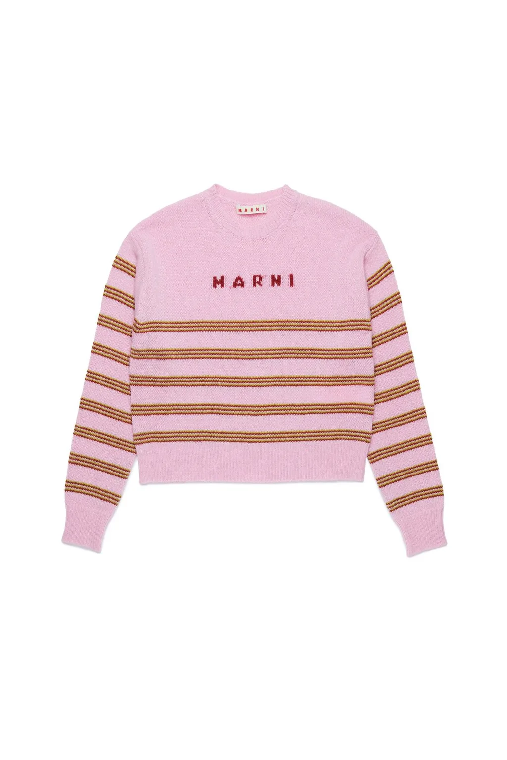 Marni Kids Striped Knit Jumper