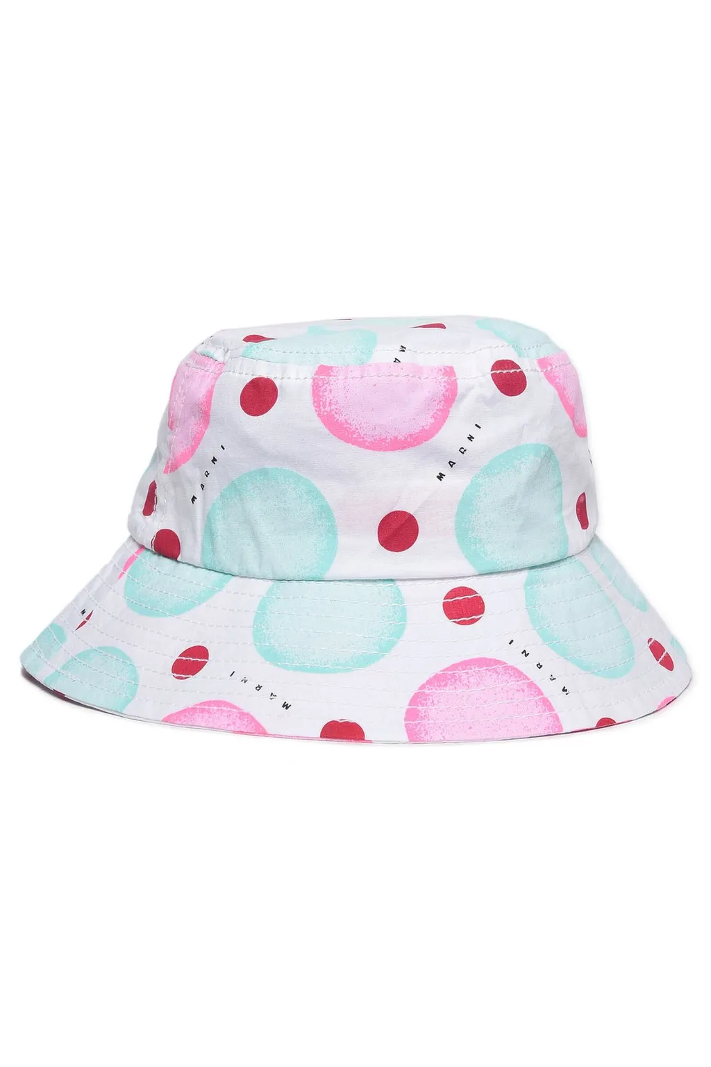 Marni Kids Logo Printed Bucket Hat