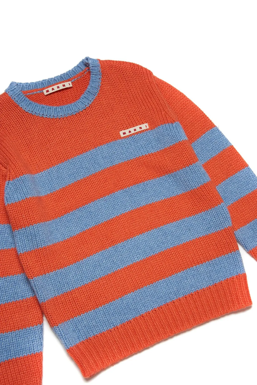 Marni Kids Striped Crewneck Long-Sleeved Jumper