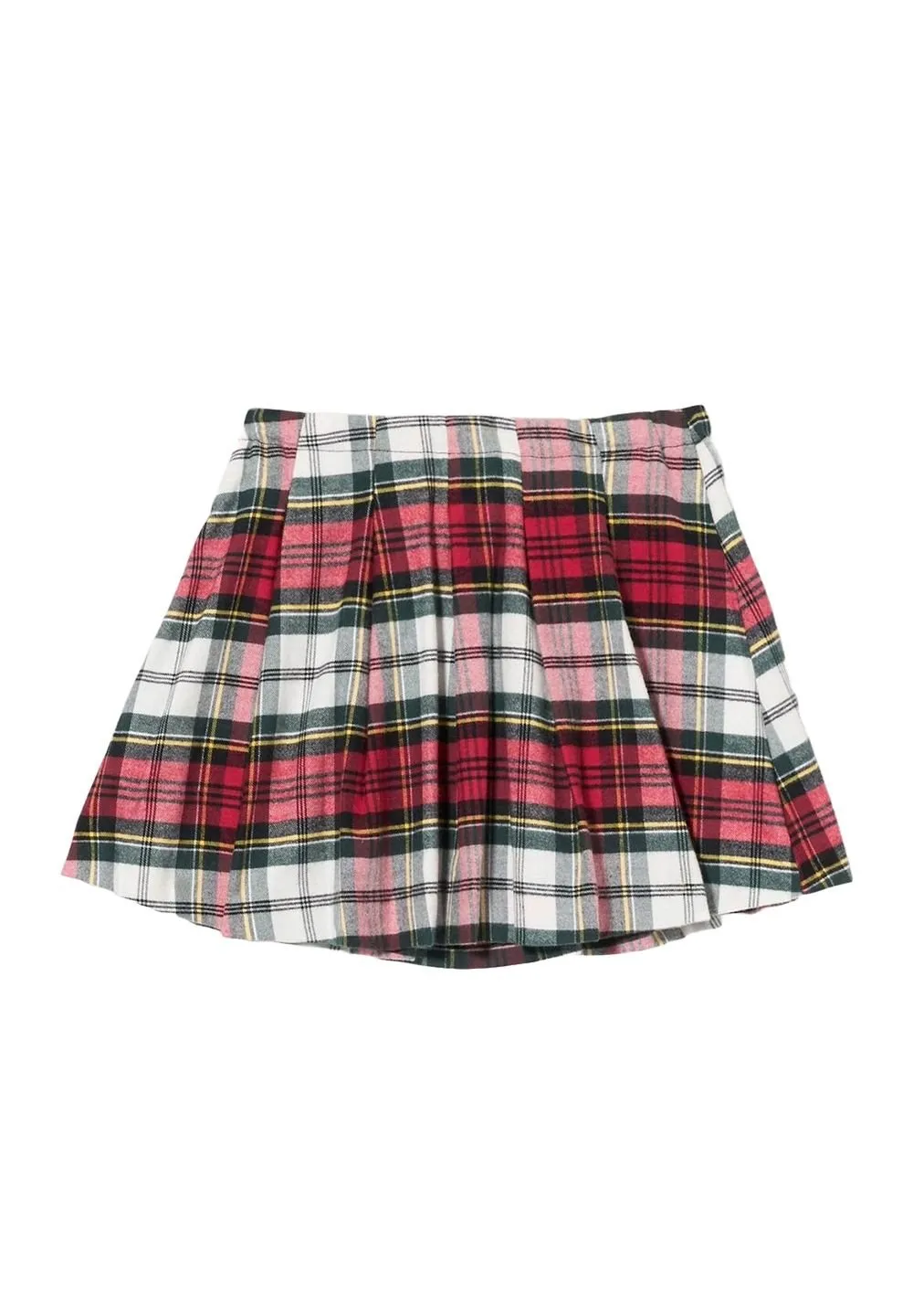 Mc2 Saint Barth Kids Michelle Checked Skirt