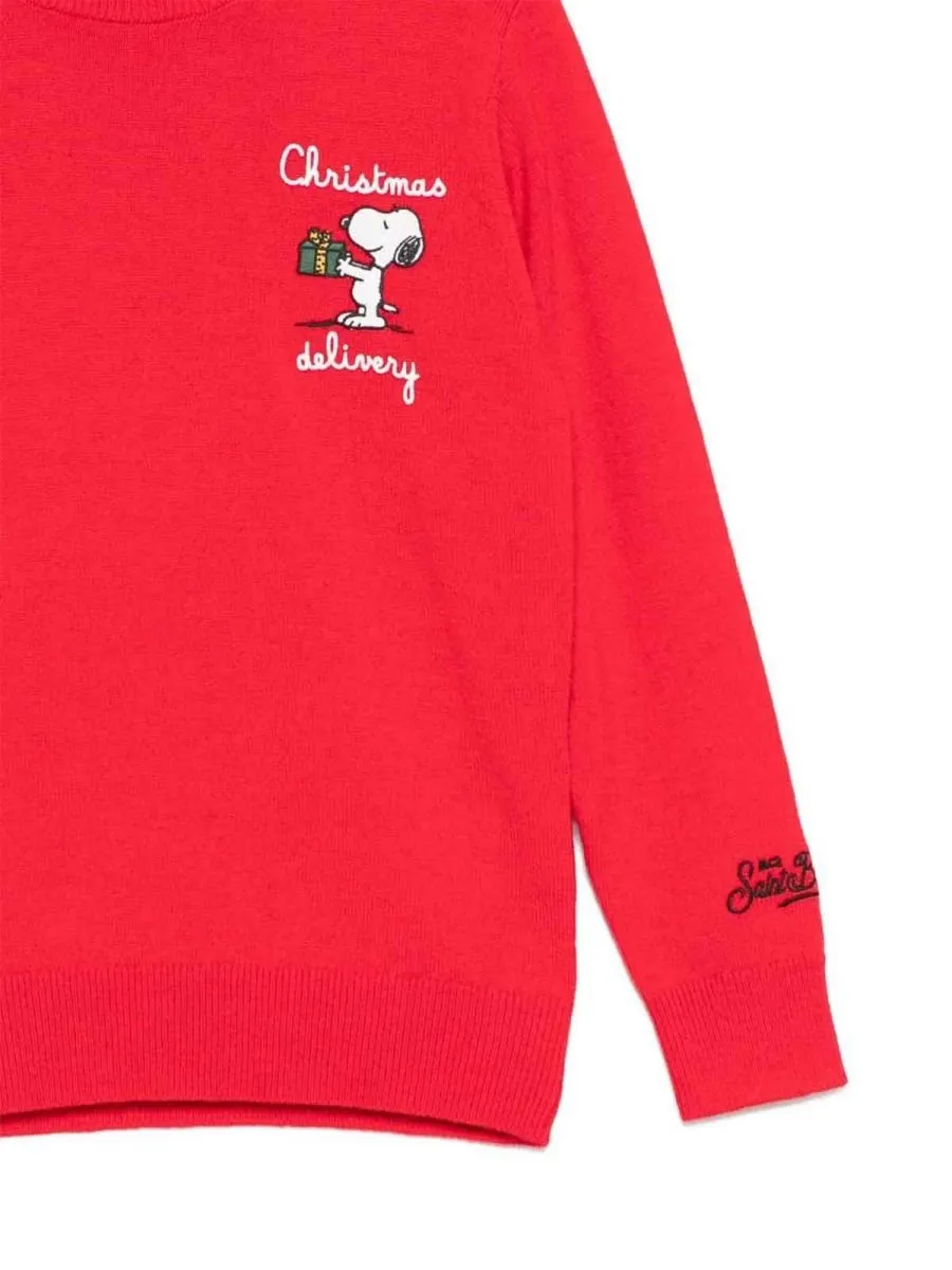 Mc2 Saint Barth Kids Snoopy Knitwear