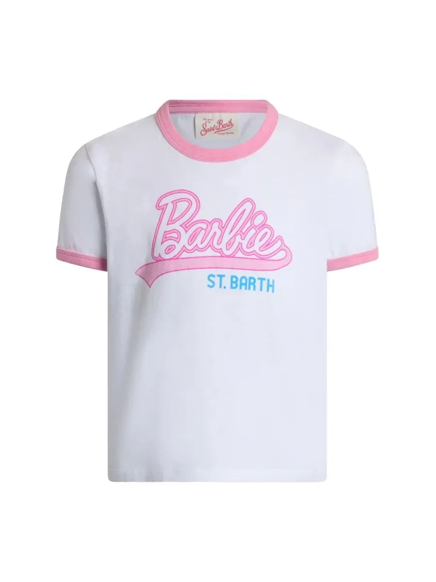 Mc2 Saint Barth Kids Barbie Logo T-Shirt