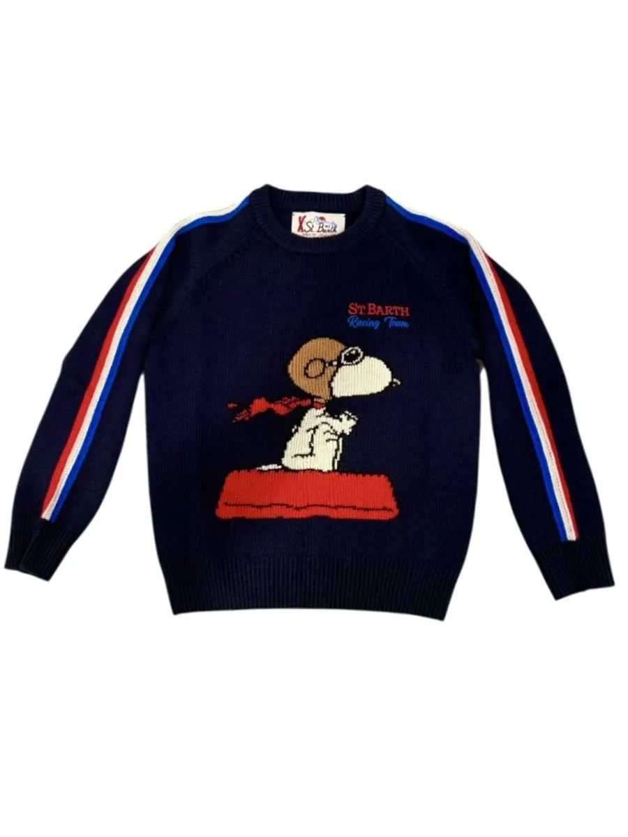 Mc2 Saint Barth Kids Snoopy Knitwear