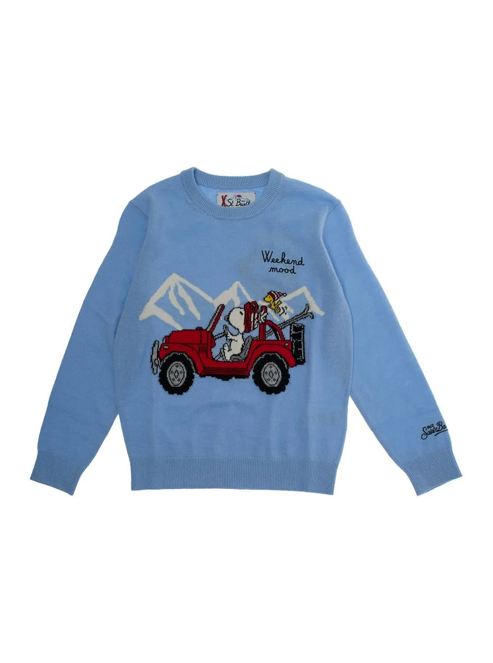 Mc2 Saint Barth Kids Embroidered Crewneck Knitwear