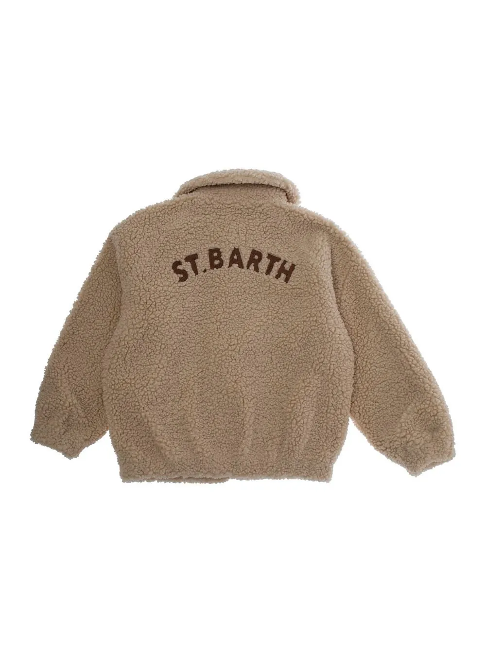 Mc2 Saint Barth Kids Logo Embroidered Coat