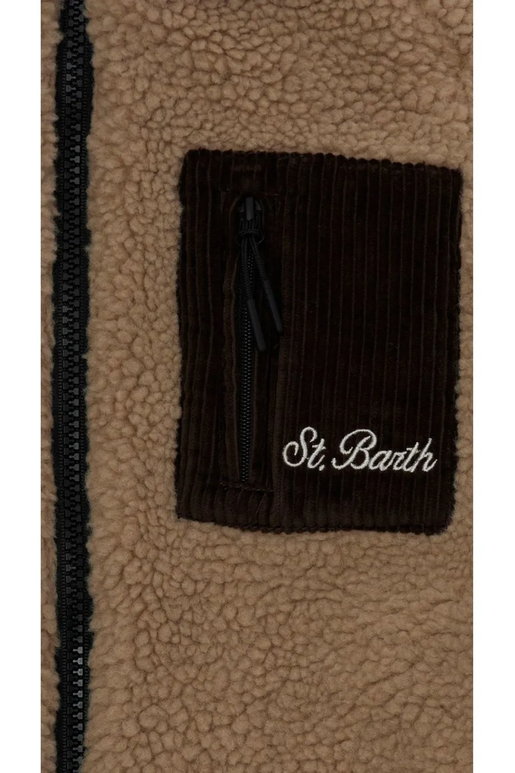 Mc2 Saint Barth Kids Fleece High-Neck Jacket