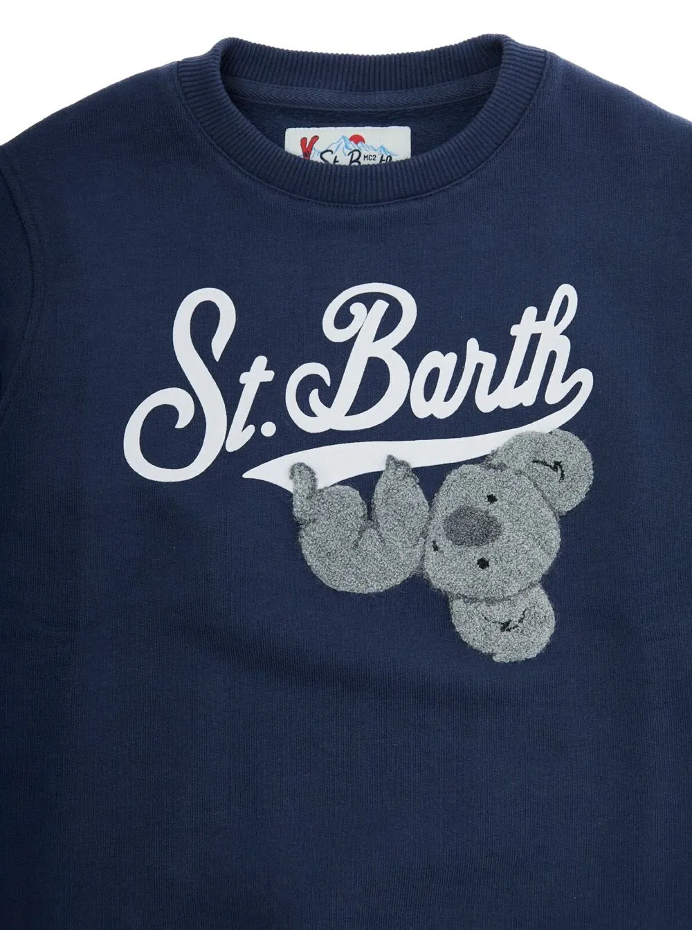 Mc2 Saint Barth Kids Logo Crewneck Sweaters