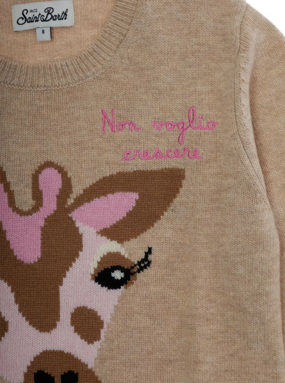 Mc2 Saint Barth Kids Embroidered Crewneck Knitwear