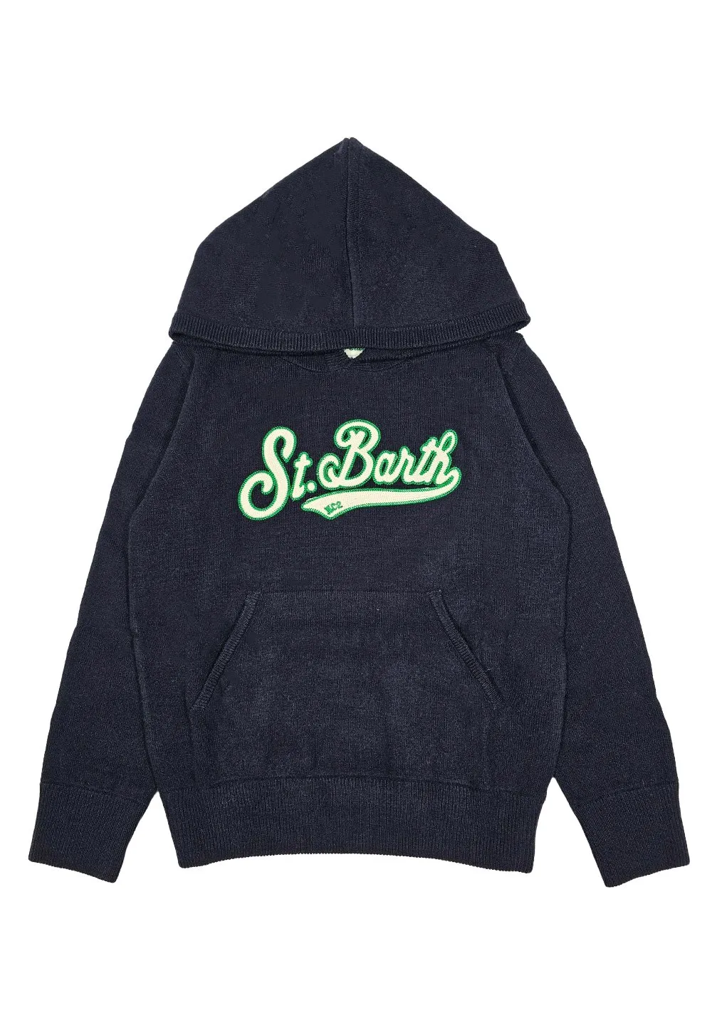 Mc2 Saint Barth Kids Wood Knitted Hoodie