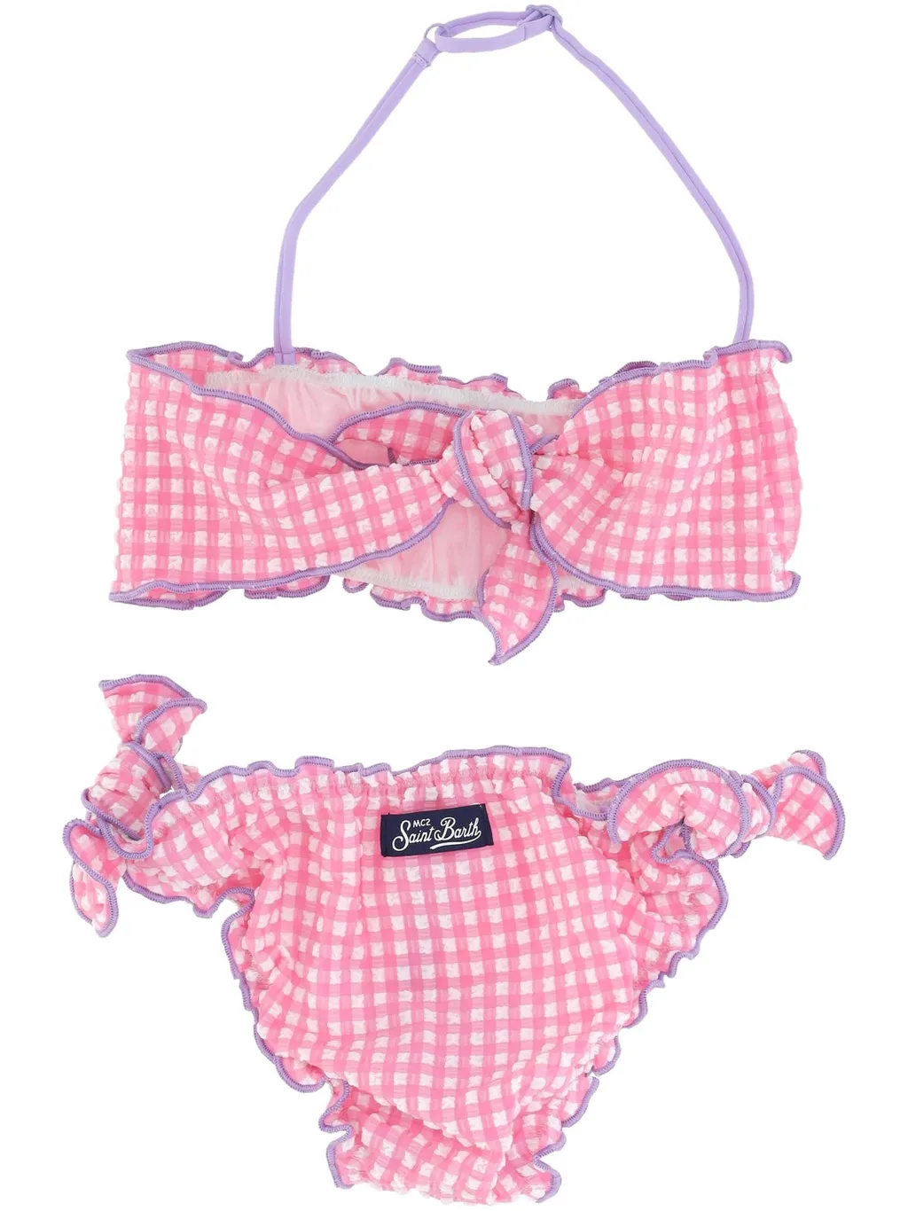 Mc2 Saint Barth Kids Emy Gingham Swimwear