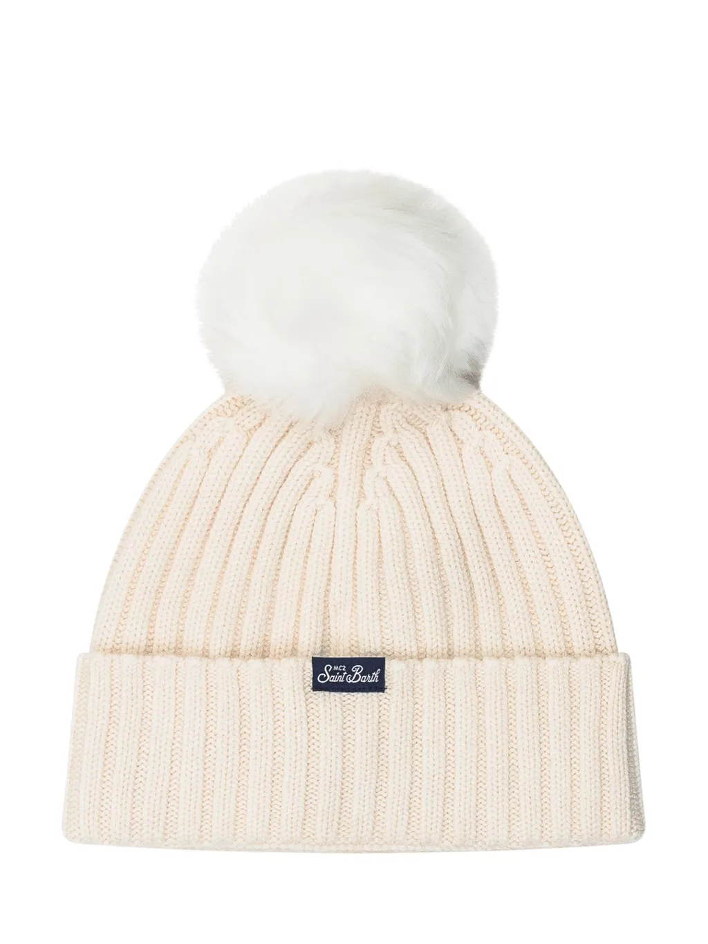 Mc2 Saint Barth Kids Logo Patch Beanie