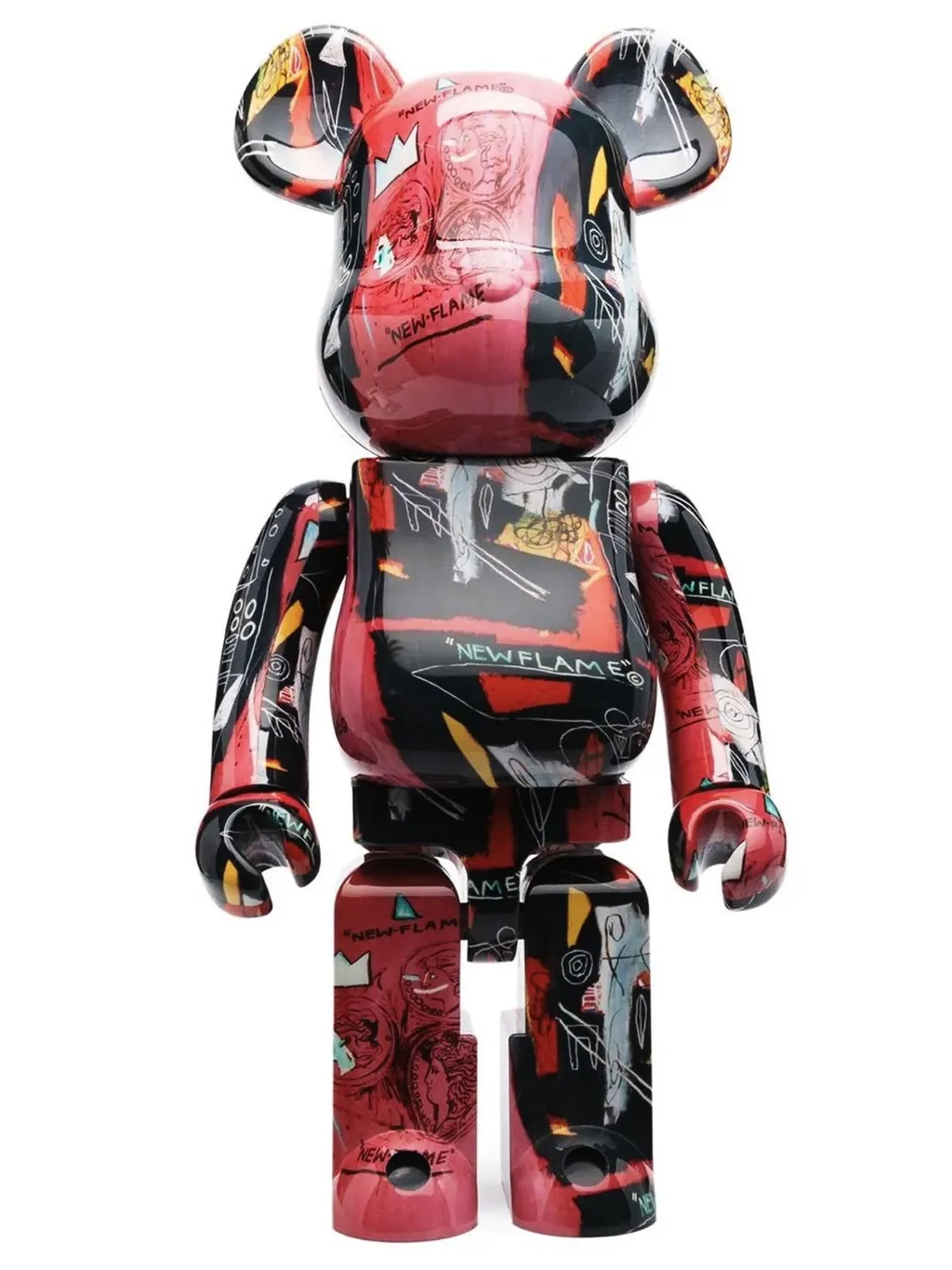 Medicom Toy Andy Warhol X Basquiat 1000% Toy