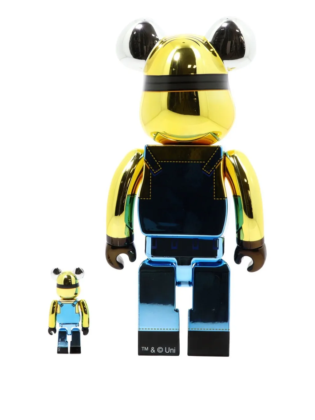 Medicom Toy Be@Rbrick Dave Chrome Toy