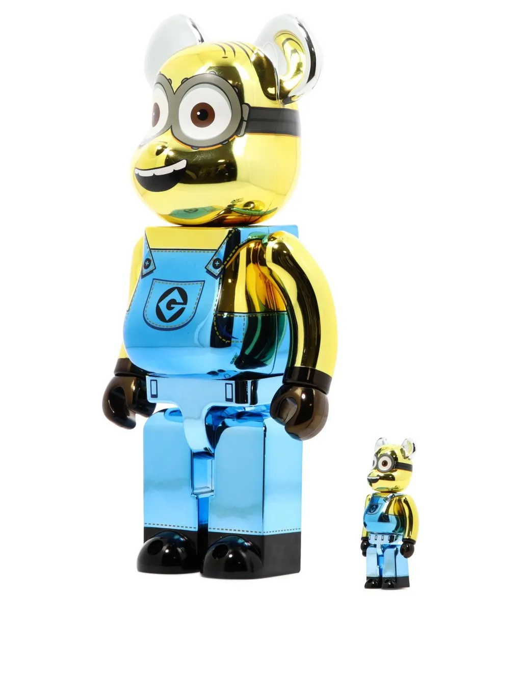 Medicom Toy Be@Rbrick Dave Chrome Toy