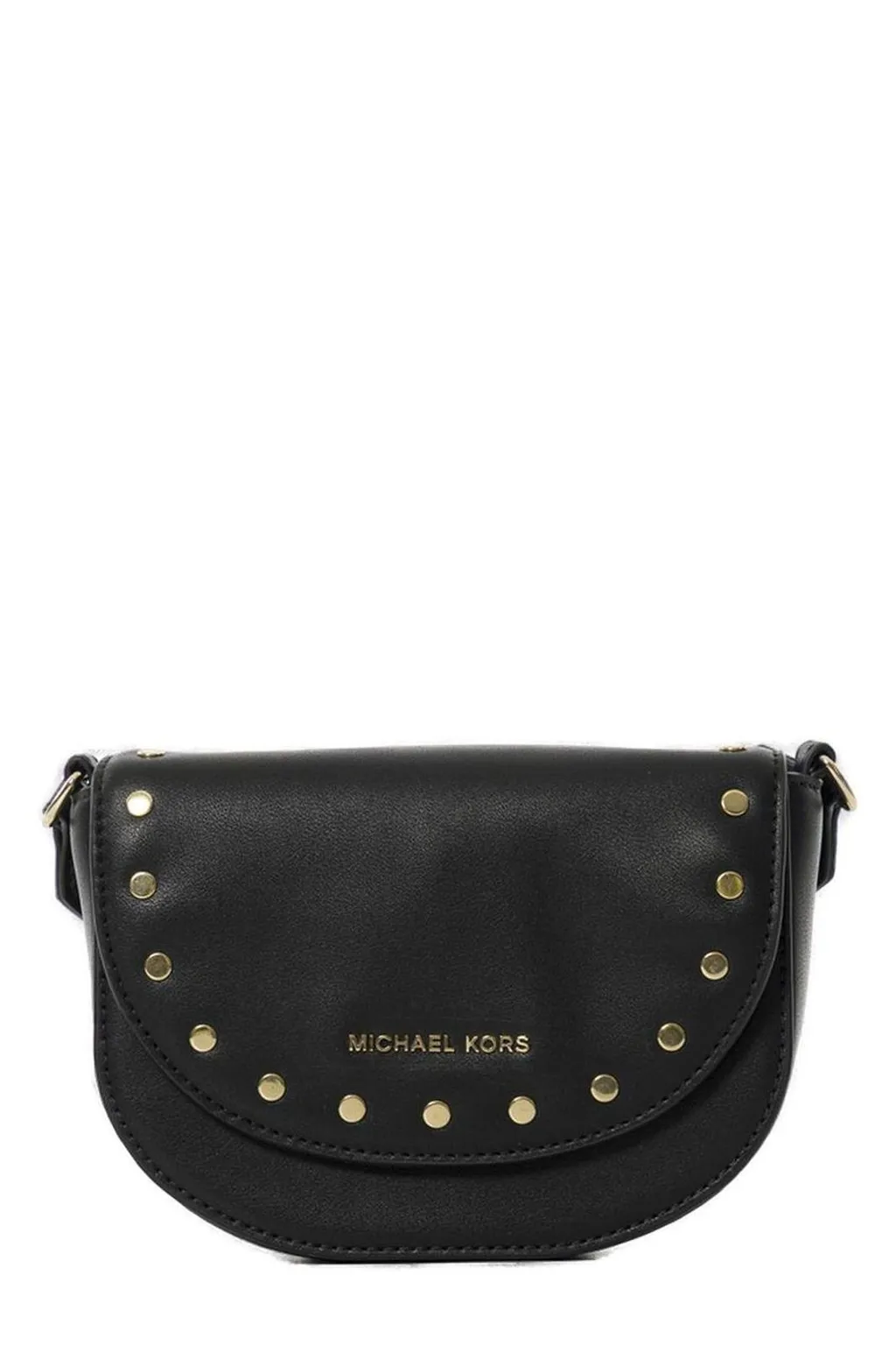 Michael Kors Kids Stud Embellished Half-Moon Shoulder Bag