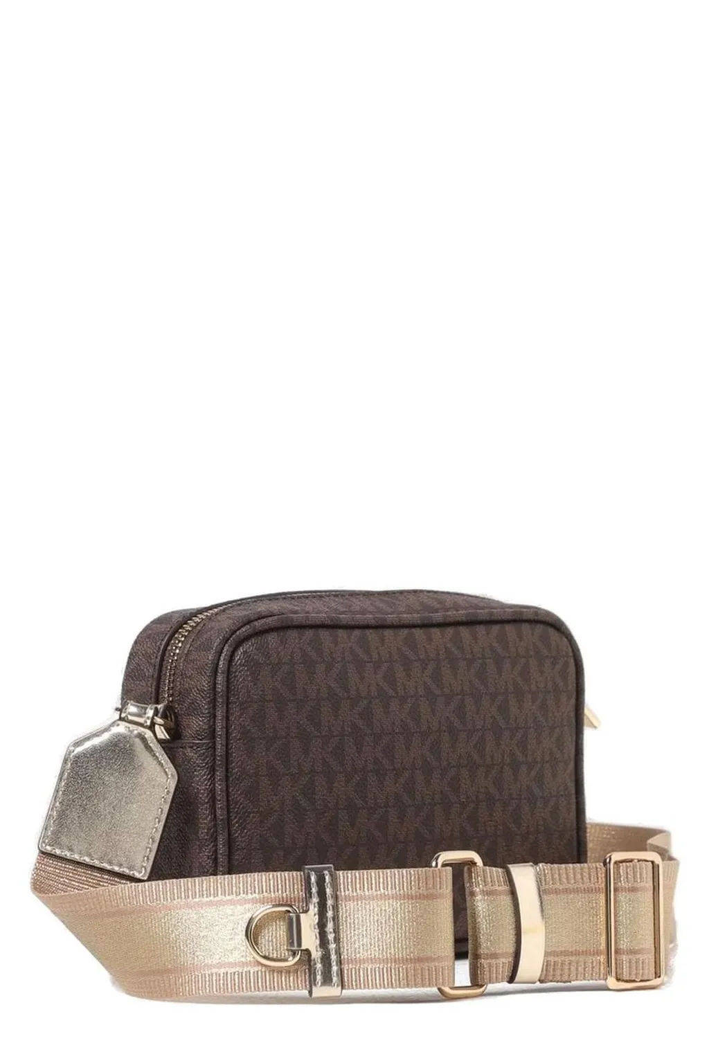Michael Kors Kids Monogram Zipped Shoulder Bag