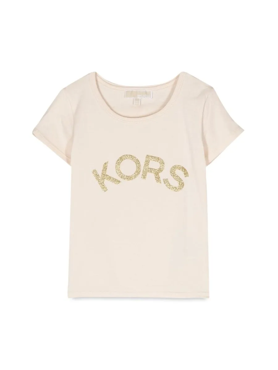 Michael Kors Kids Glitter Logo Tee