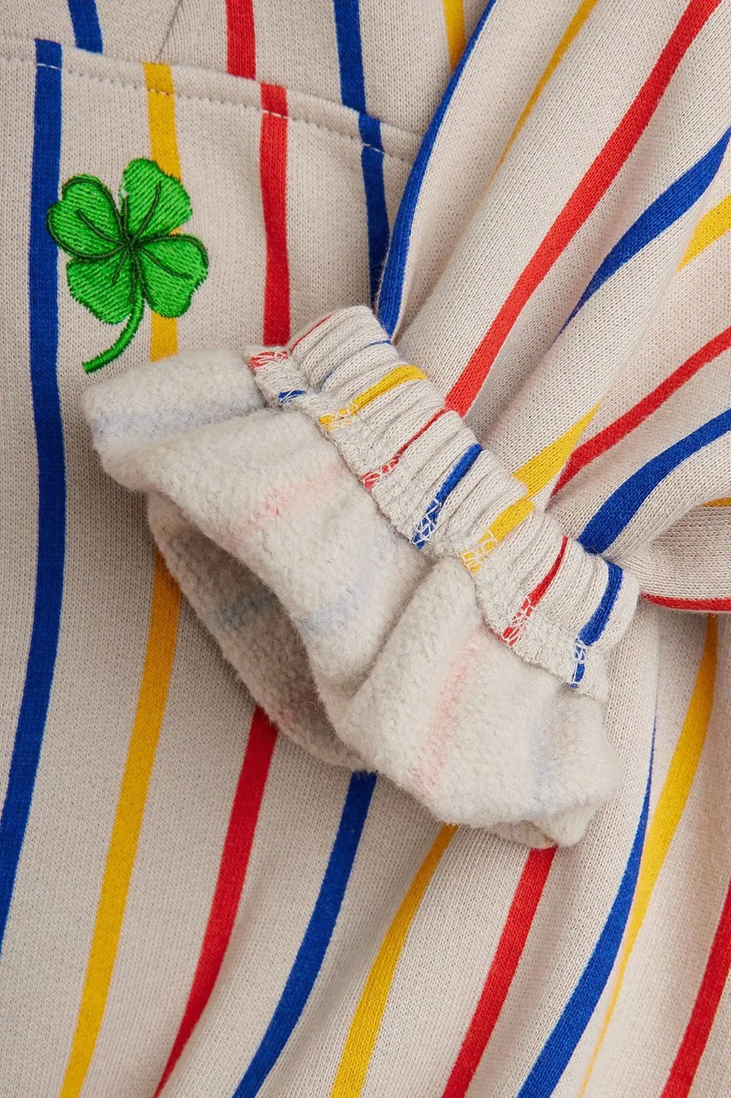 Mini Rodini Clover Half Zip Sweatshirt