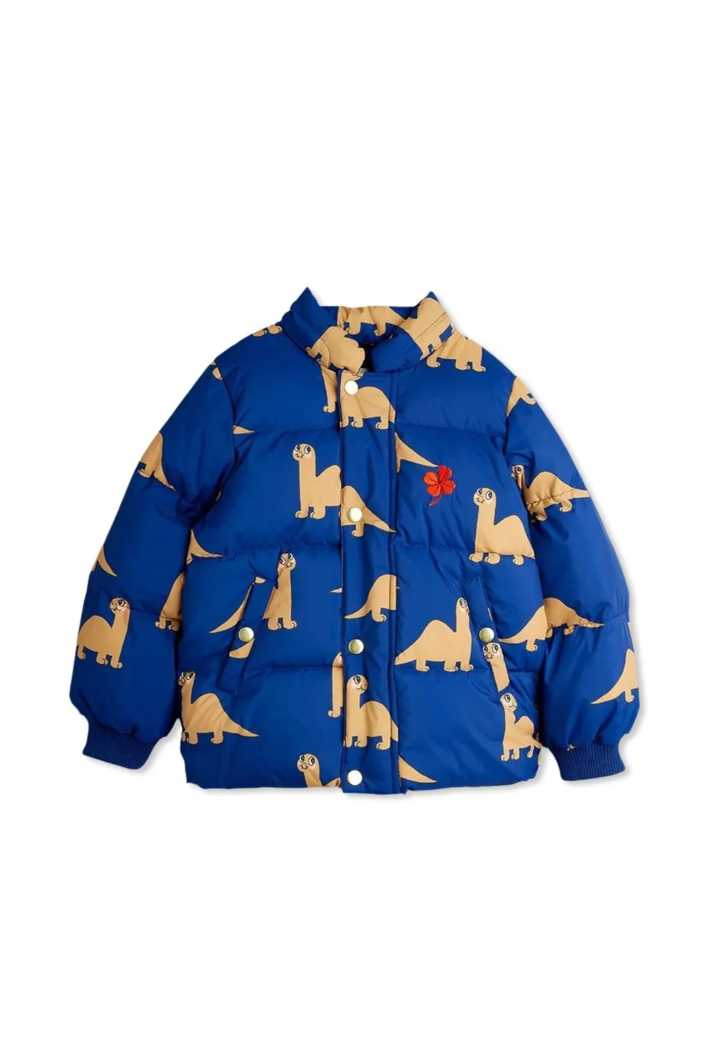 Mini Rodini Graphic Printed Hooded Down Jacket