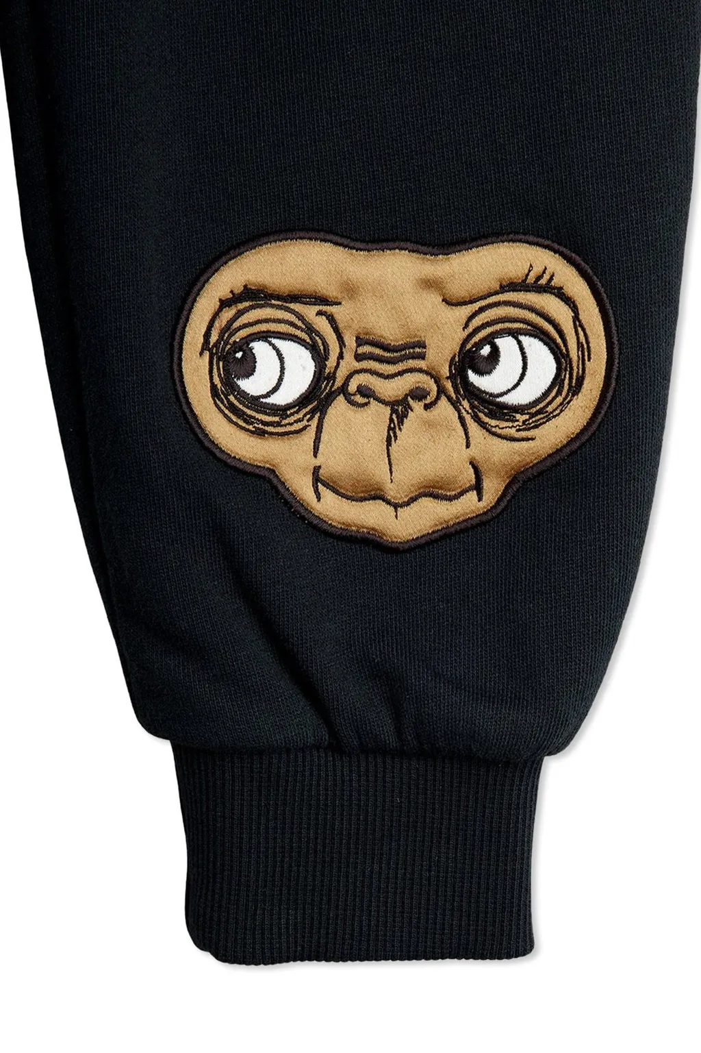 Mini Rodini Pattern Embroidered Tapered Sweatpants