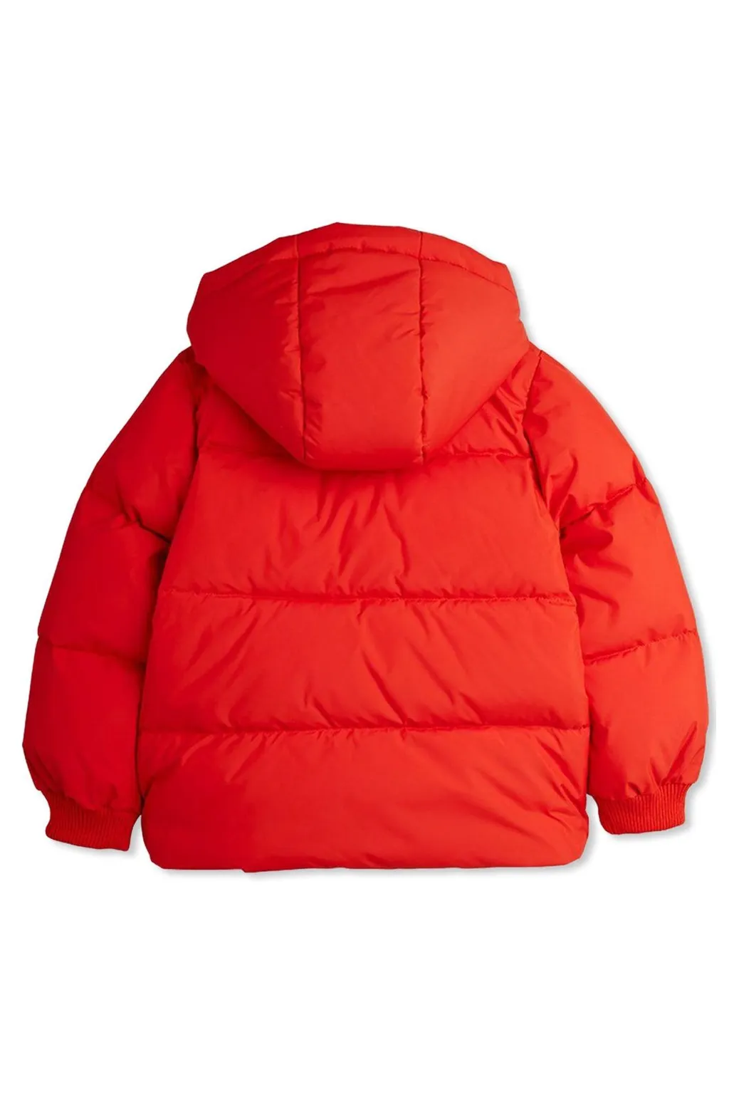 Mini Rodini Logo Embroidered Hooded Down Jacket