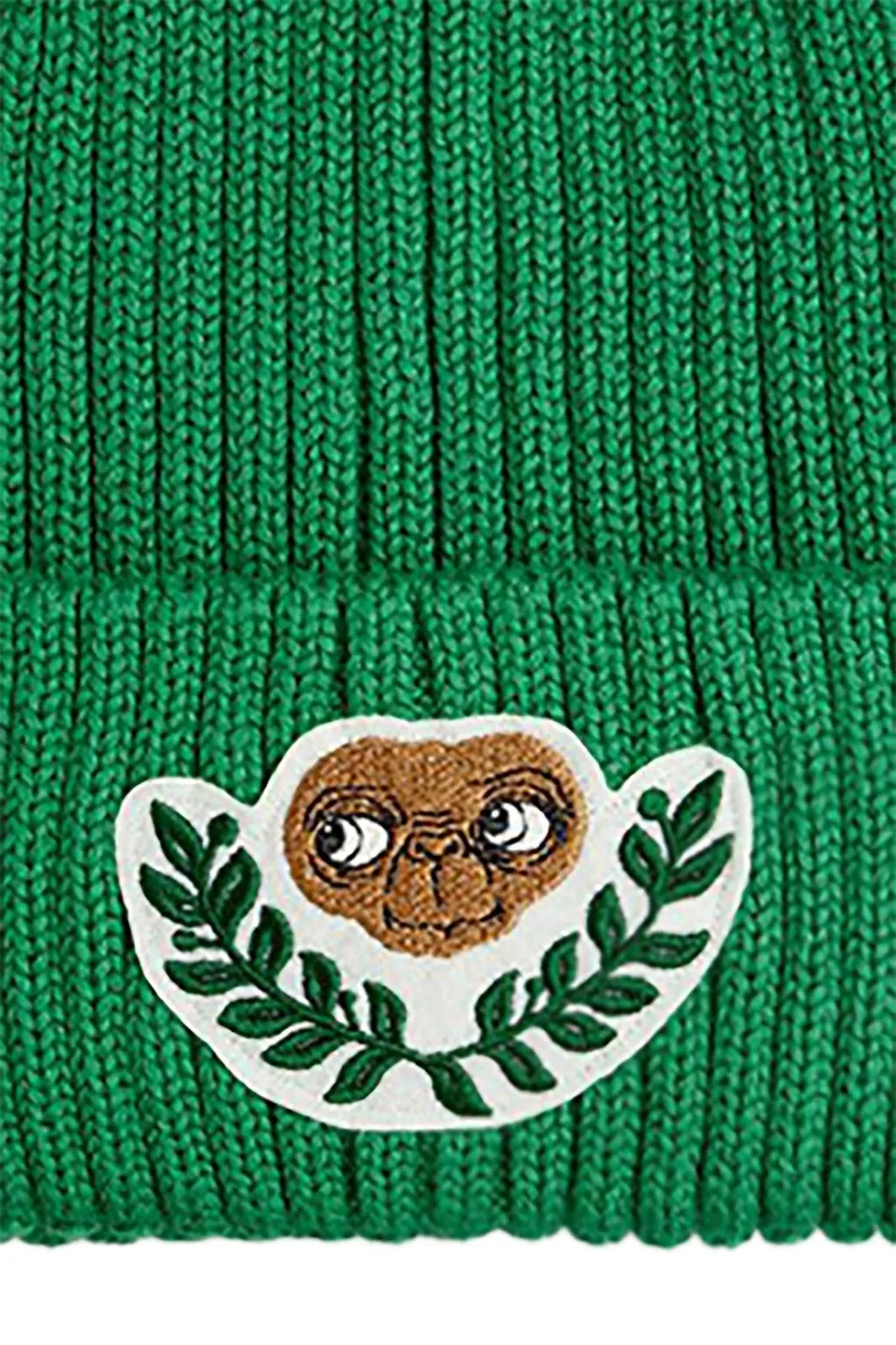 Mini Rodini Logo Patch Ribbed-Knit Beanie