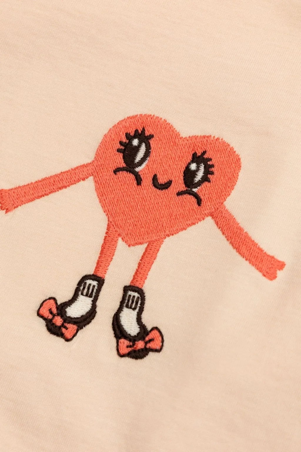 Mini Rodini Heart In Shoes Long Sleeved T-Shirt