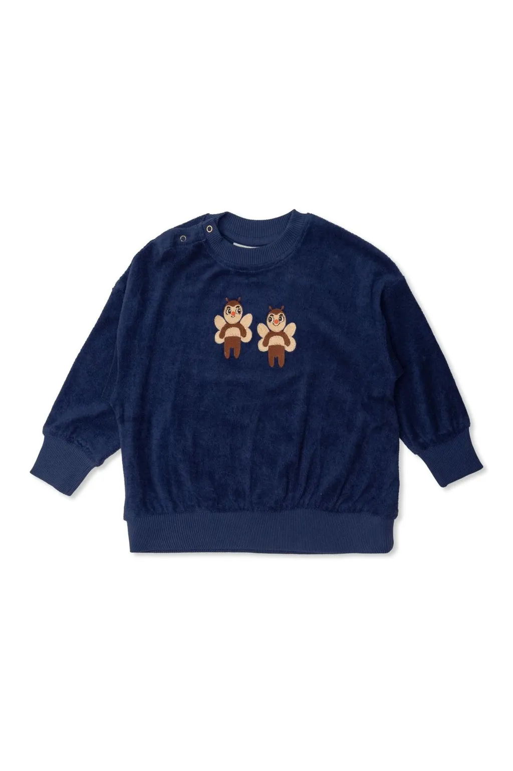 Mini Rodini Long-Sleeved Crewneck Sweatshirt